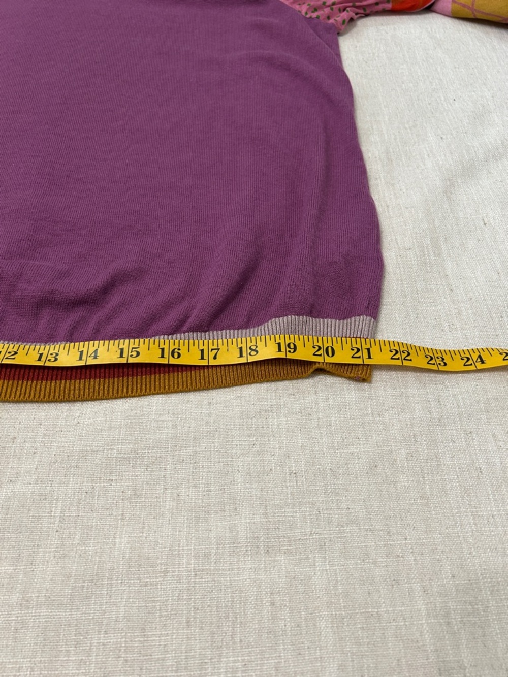 Bl^nk London Sweater Women’s XL Purple Bohemian Crewneck Pullover - Picture 12 of 16